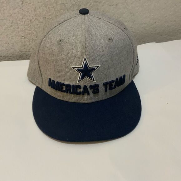 Dallas Cowboys Hat Cap Adjustable youth Gray Embroidered NFL Football - Picture 1 of 6